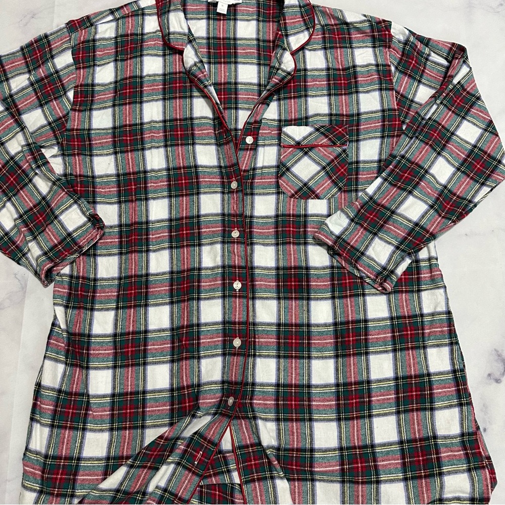 Stewart Plaid Pajama sleep dress- Size XL